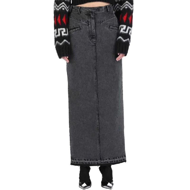 No. 21 Denim Maxi Skirt lightweight skirt design