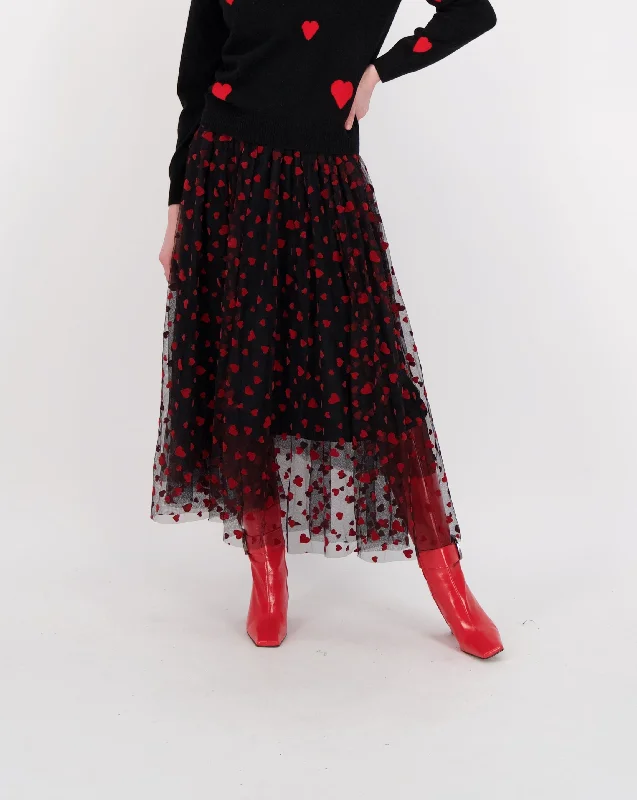 Black/Red Hearts
