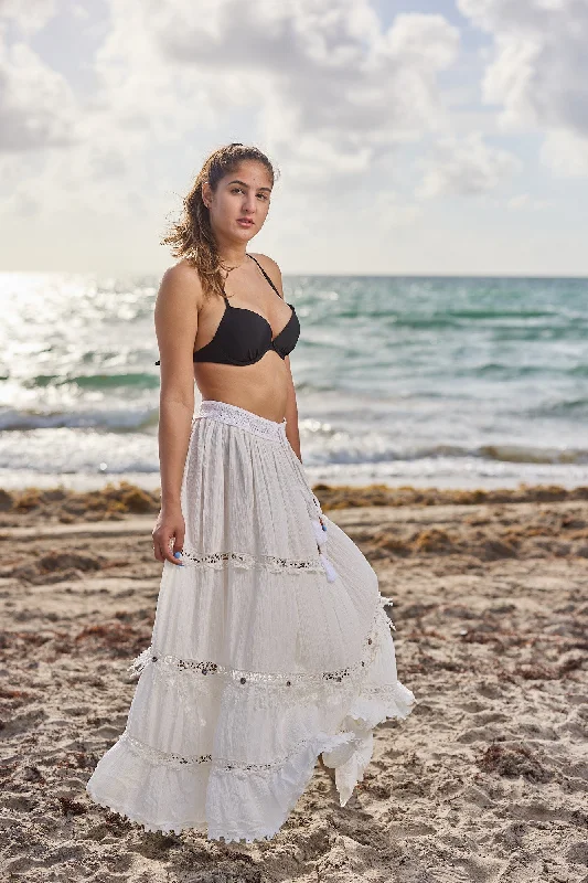 SK001 Boho skirt - back in stock spandex blend skirt