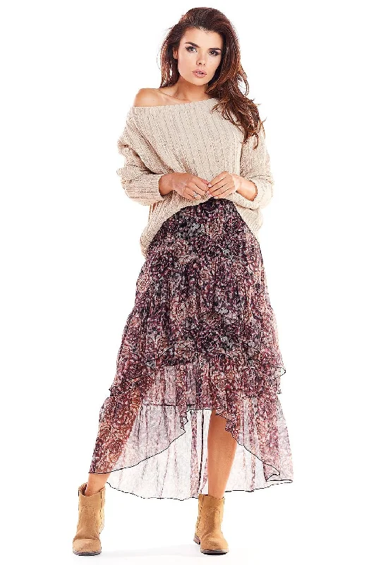 Skirt awama linen skirt relaxed