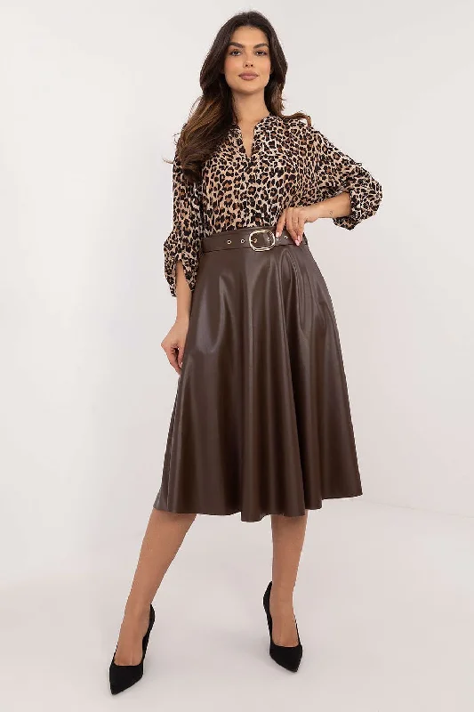 Skirt Italy Moda wool skirt sturdy