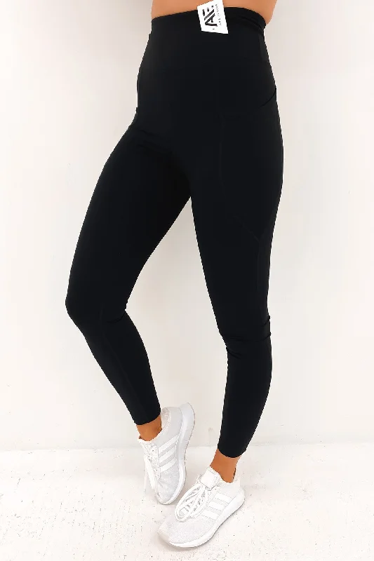 Active Legging Black Fashionable Plus-Size Activewear