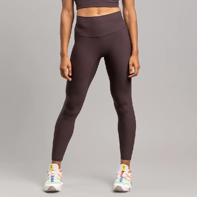 Agile Full Length Legging - Women's Fashionable Solid Color Tights