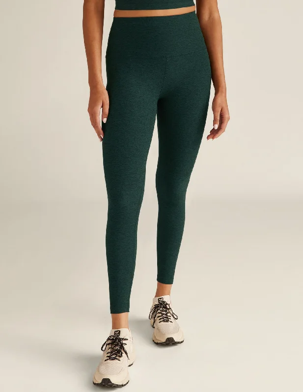 Beyond Yoga - Spacedye Midi Legging Trendy Foil Finish Leggings