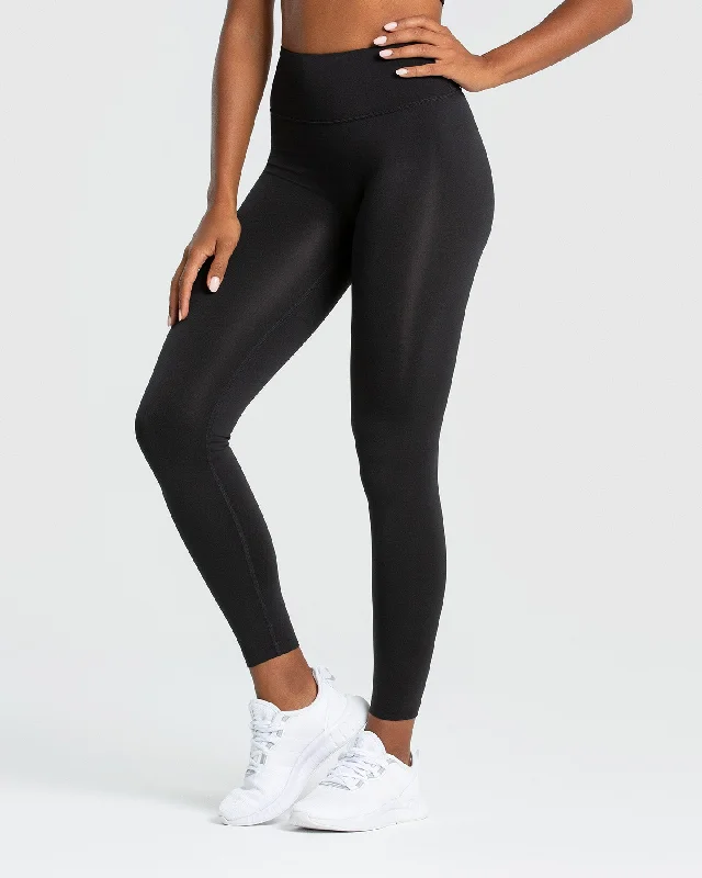 Essential Leggings | Black Casual Black Leggings