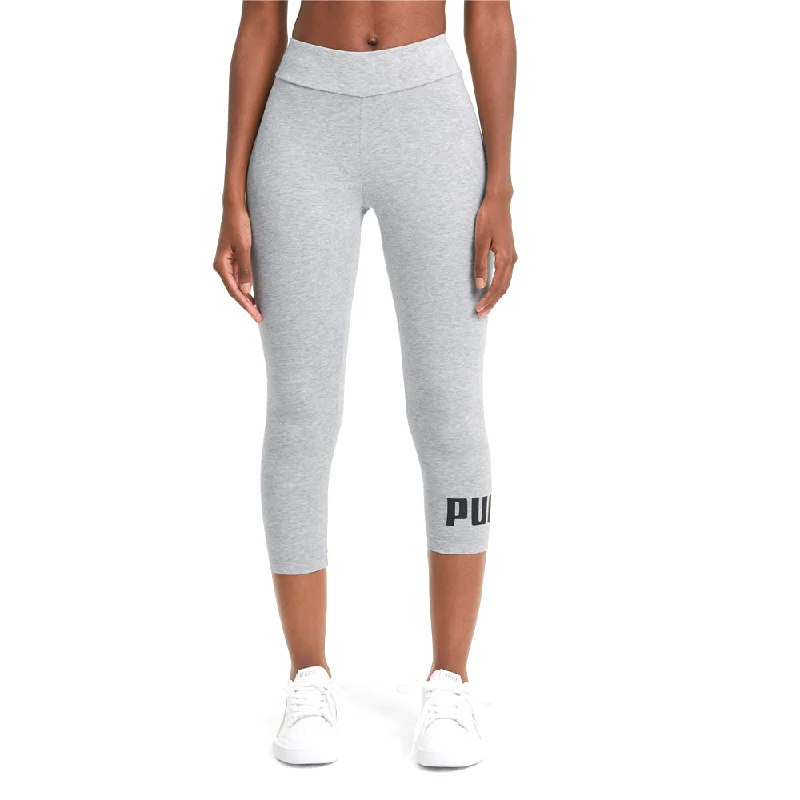 Essentials 3/4 Logo Leggings Trendy Seamless Sports Leggings