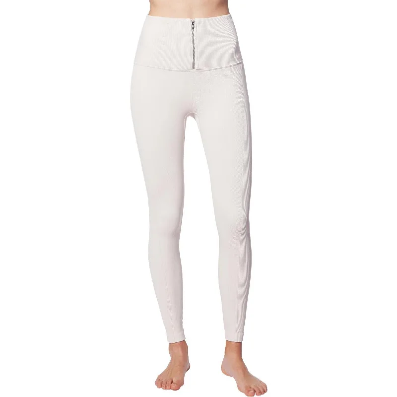 FP Movement Part of Me Women's High-Rise Ribbed Knit Front Zip Activewear Leggings Elegant Casual Fit Leggings FP Movement Part of Me Women's High-Rise Ribbed Knit Front Zip Activewear Leggings Elegant Casual Fit Leggings