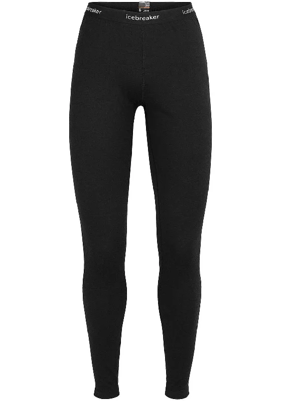 Icebreaker Women's Merino 200 Oasis Leggings Elegant Textured Leggings