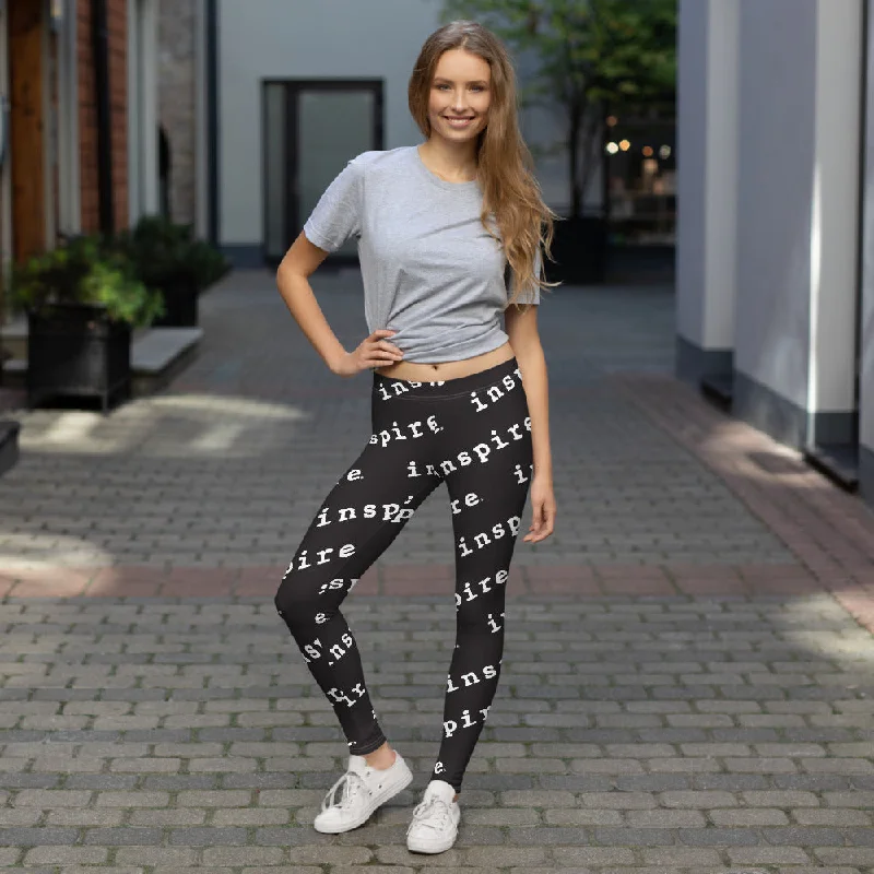 inspire Sublimated Leggings Comfortable Yoga Tights Leggings