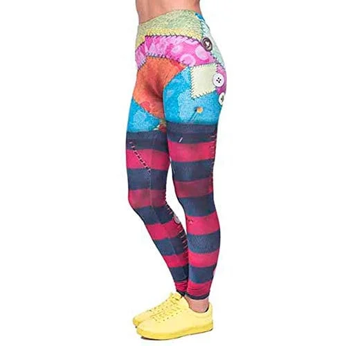 Kanora 3D Patches Seamless Workout Leggings - Women’s Pink Printed Yoga Leggings, Tummy Control Running Pants (Patch, One Size) Trendy Minimalist Leggings Kanora 3D Patches Seamless Workout Leggings - Women’s Pink Printed Yoga Leggings, Tummy Control Running Pants (Patch, One Size) Trendy Minimalist Leggings