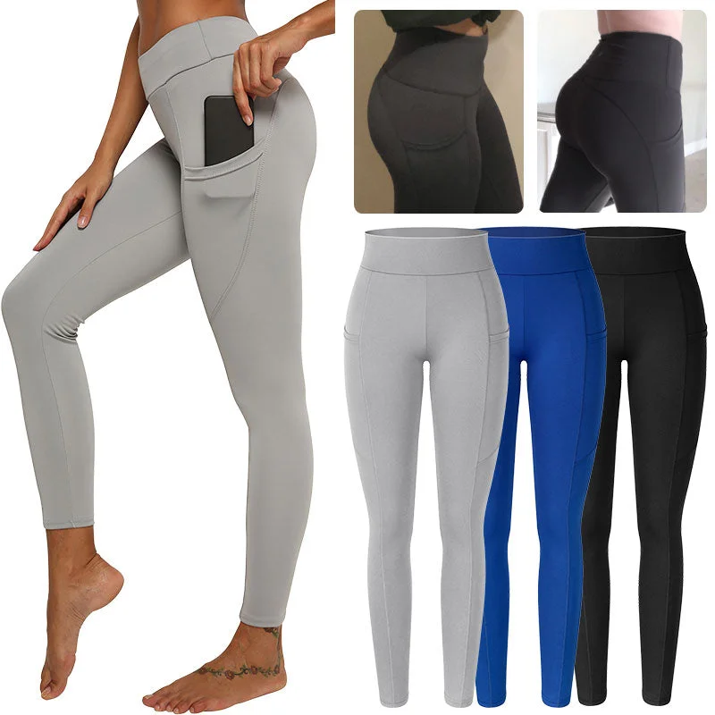 MISS MOLY Ankle Length Mid-Waist Push-up Fitness Leggings with Pocket Elegant Satin Finish Leggings MISS MOLY Ankle Length Mid-Waist Push-up Fitness Leggings with Pocket Elegant Satin Finish Leggings