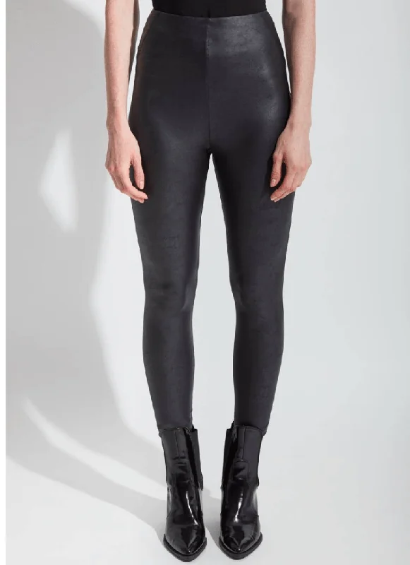 Matilda Foil Legging (28" Inseam) Fashionable Sports Compression Leggings