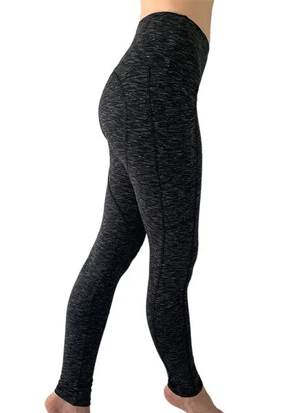 NEW! Tri-Heather Pocketed Legging by WSI Made in USA 991BPPB Cozy Warmth Leggings