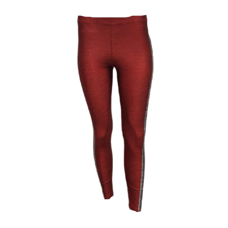 TEREZ Women's Red College Heathered Stripe Leggings #447021034 NWT Cozy Fashion Leggings TEREZ Women's Red College Heathered Stripe Leggings #447021034 NWT Cozy Fashion Leggings
