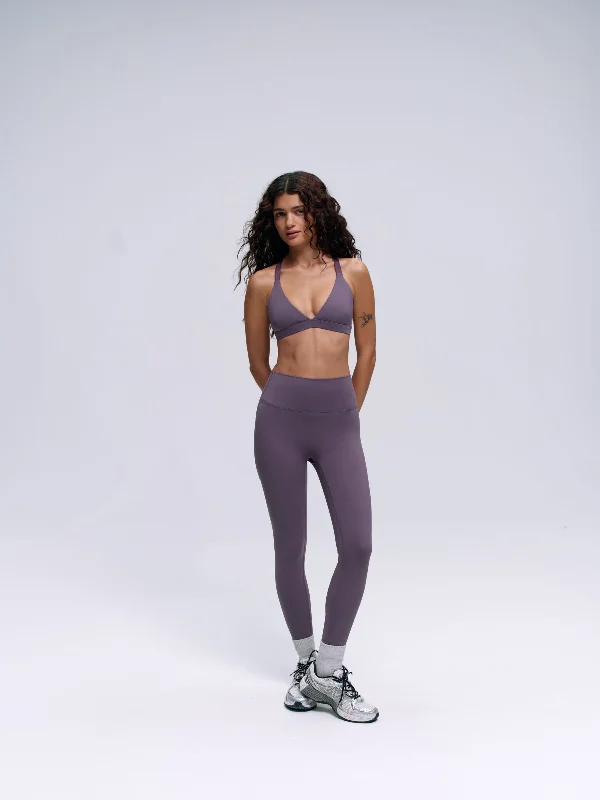 Ultimate Leggings - Violet Purple Trendy Mesh Leggings