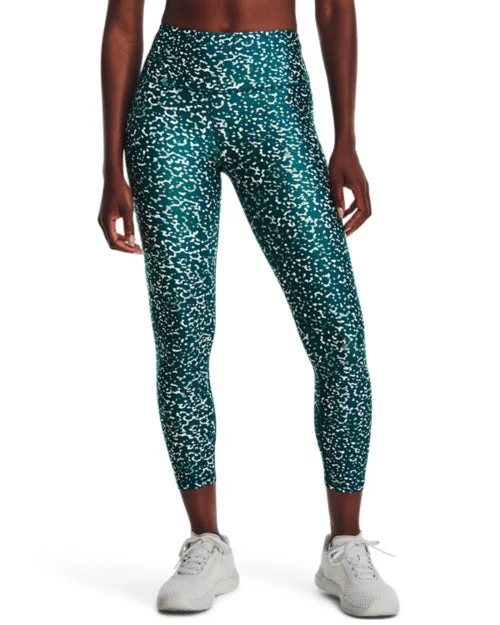 Under Armour Printed Ankle Leggings Green Fashionable Minimal Active Leggings