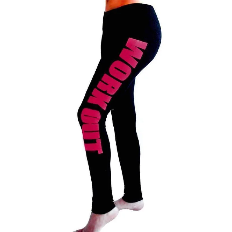 Women Workout Leggings Elastic Comfortable Stretch Sport Slim Legging Workout Pants Yoga Gym Training Fitness Trousers Leggins Fashionable Quick-Dry Leggings