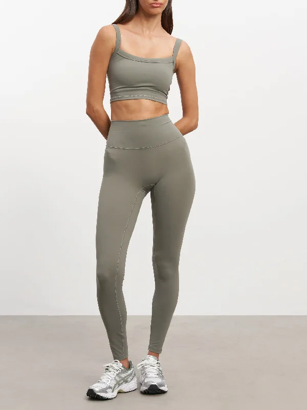 Womens Active Legging in Sage Comfortable Plus Size Leggings