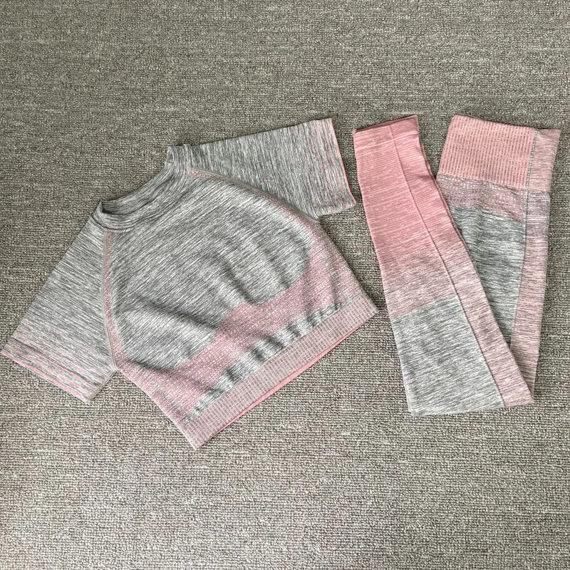 pink short set 2pcs