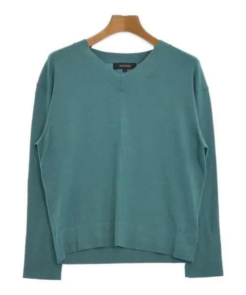 UNTITLED Sweaters Solid Color Striped Floral Print