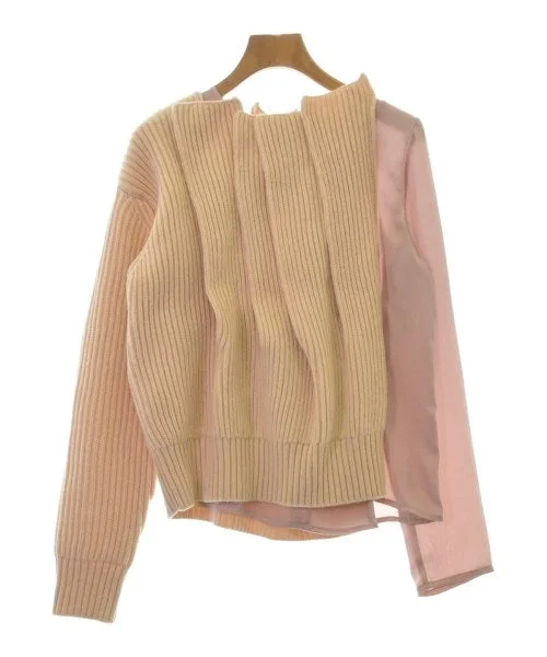 sacai Sweaters Chenille Fabric Brocade Fabric Lace Fabric