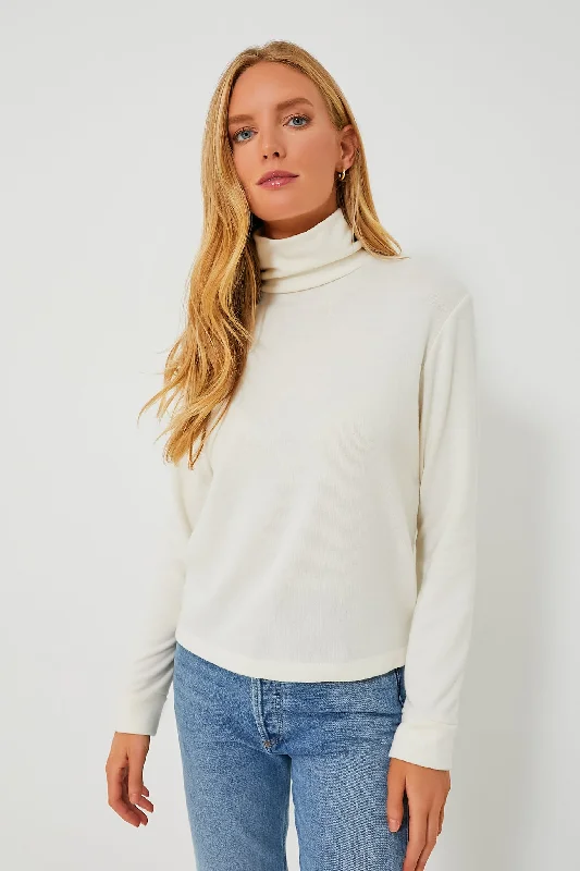 Creme Sweater Turtleneck Wool Sweater Cotton Sweater Cashmere Sweater