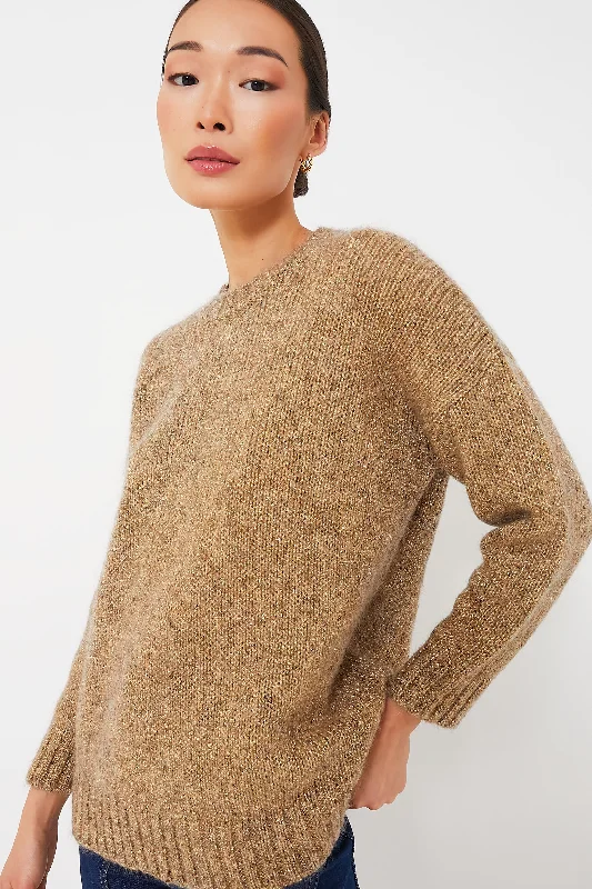 Gold Antony Sweater Mesh Sweater Canvas Denim