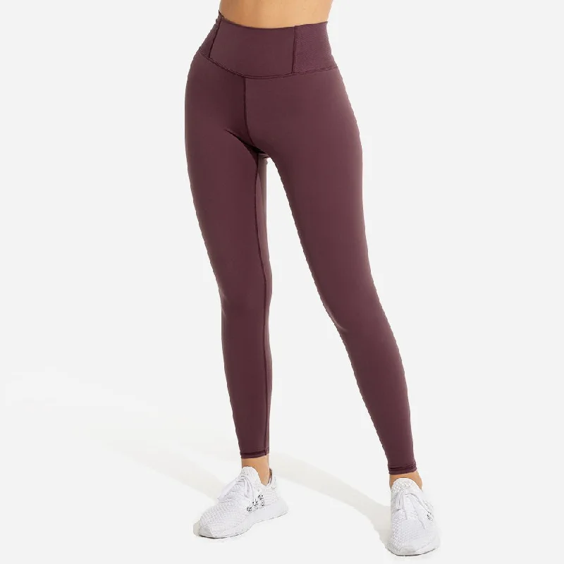 Limitless Plush Leggings - Mulberry Comfortable Classic Yoga Leggings