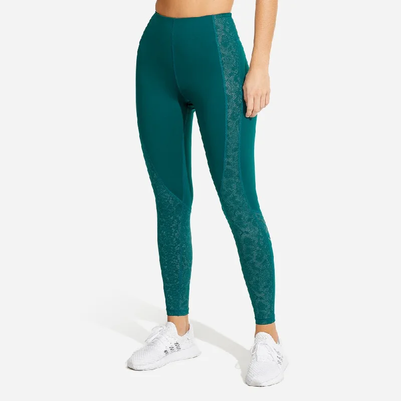 Limitless Snake Leggings - Sea Green Trendy Faux Suede Leggings