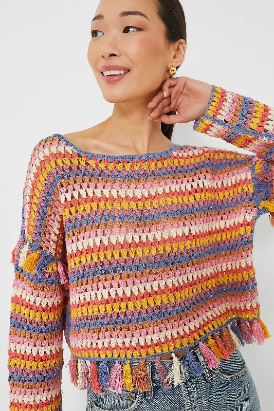 Multi Demna Sweater Oversized Loose Flowy