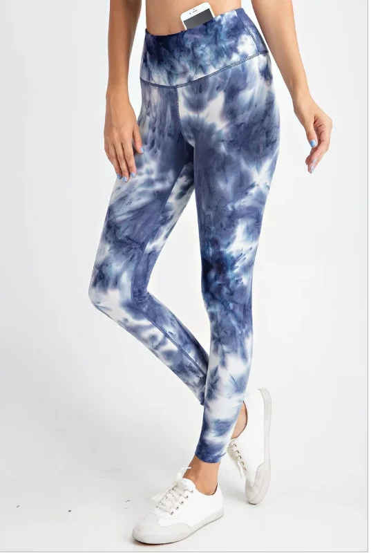 Tie Dye Butter Soft Leggings from Rae Mode Stylish Pockets Active Leggings