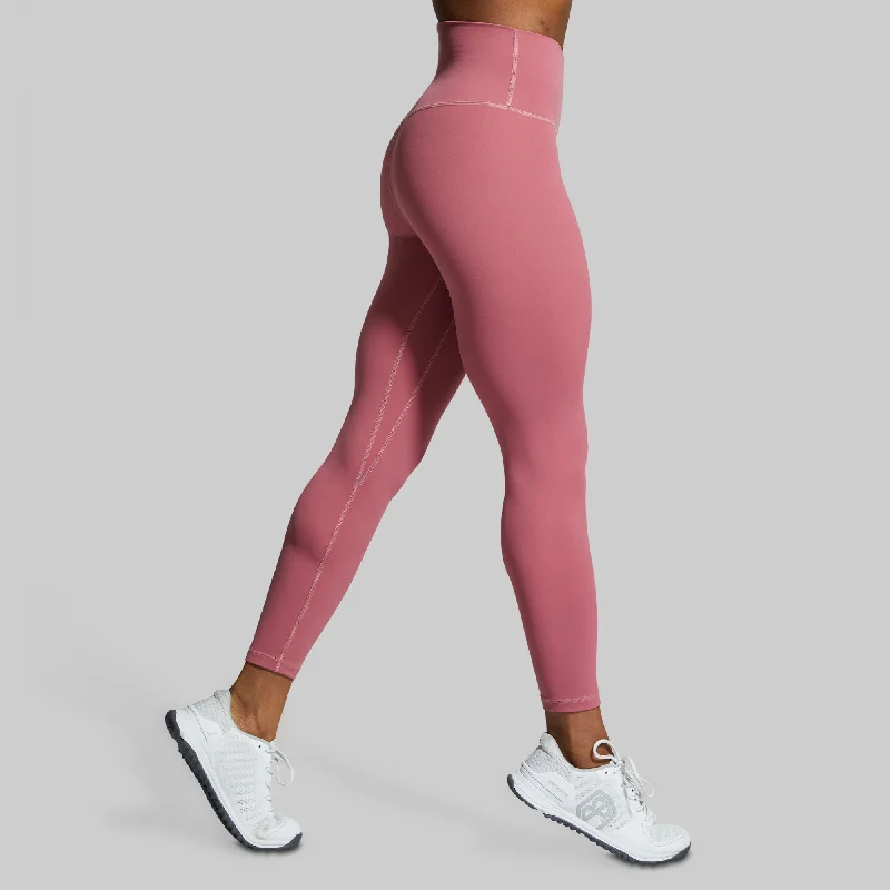 Your Go To Legging 2.0 (Mauvewood) Fashionable Sports Compression Leggings