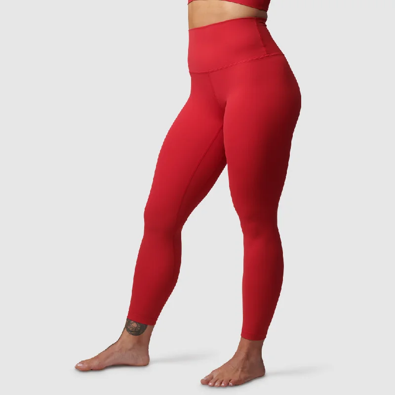 Your Go To Legging 2.0 (Red) Chic Smooth Fit Leggings