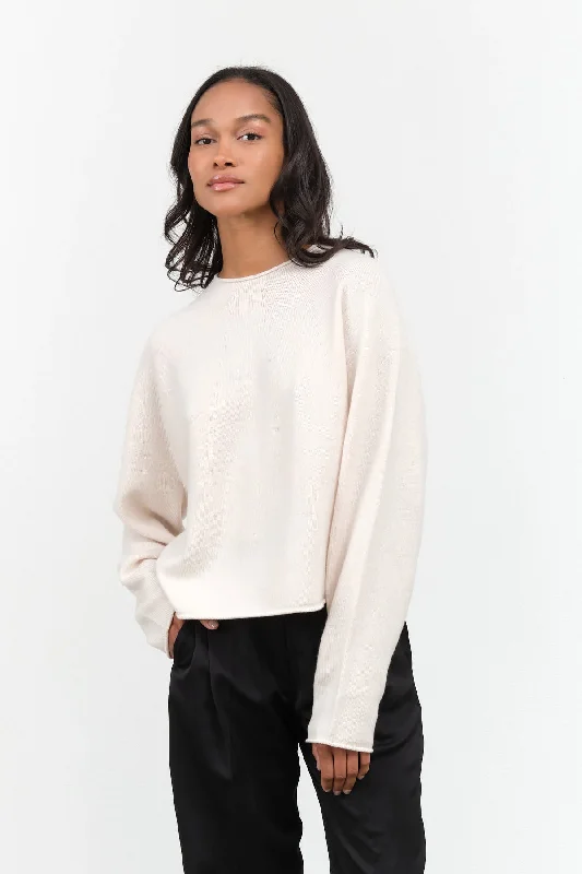 Kishiki Sweater in Off White Layered Multi-layer Single Layer