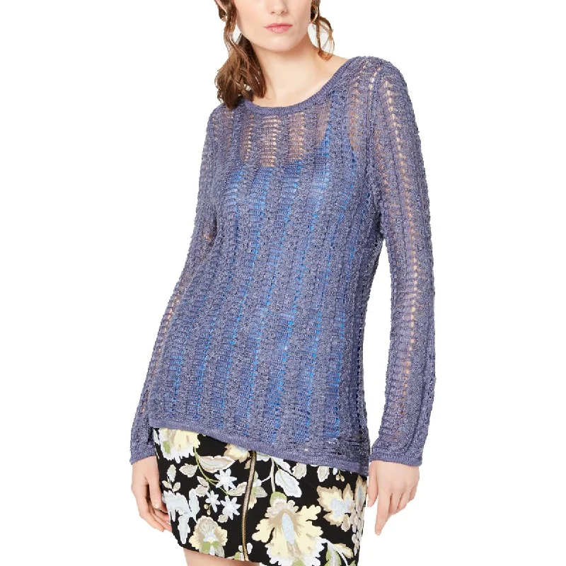 INC Womens Knit Sheer Sweater Lightweight Heavyweight Midweight