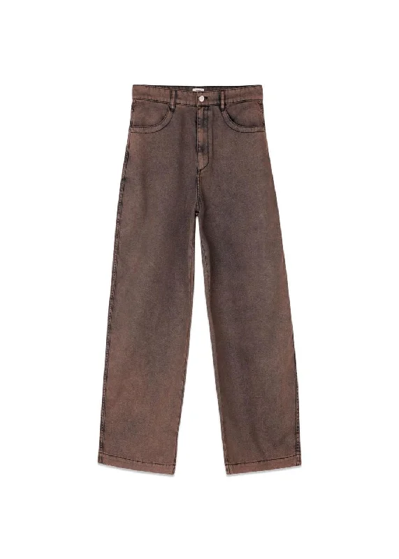 Soft Denim Dear Jeans - Brown Stylish Slim Fit Denim