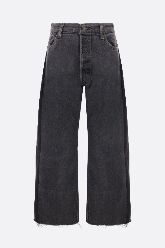Lasso upcycled vintage denim jeans Classic Blue Denim Jeans