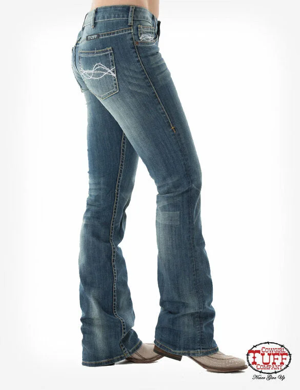 Don't Fence Me In Jeans Chic Vintage-Inspired Denim Jeans