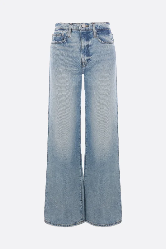 Le Jane sustainable denim wide-leg jeans Trendy Low-Rise Bootcut Jeans