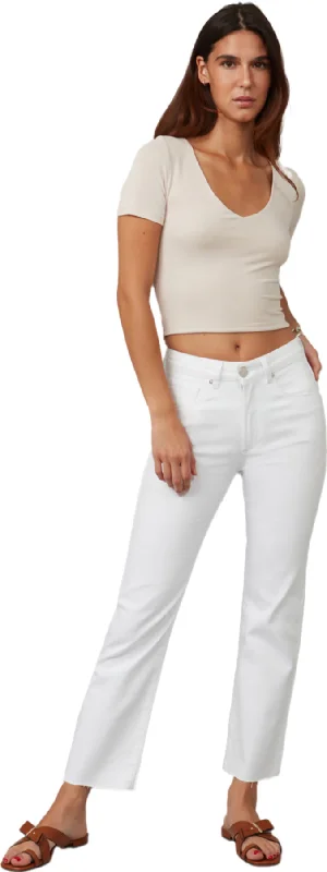 Denver High Rise Straight Leg Jeans - Women's|-|Jean à jambe droite et taille haute Denver - Femme Stylish High-Rise Mom Jeans Denver High Rise Straight Leg Jeans - Women's|-|Jean à jambe droite et taille haute Denver - Femme Stylish High-Rise Mom Jeans