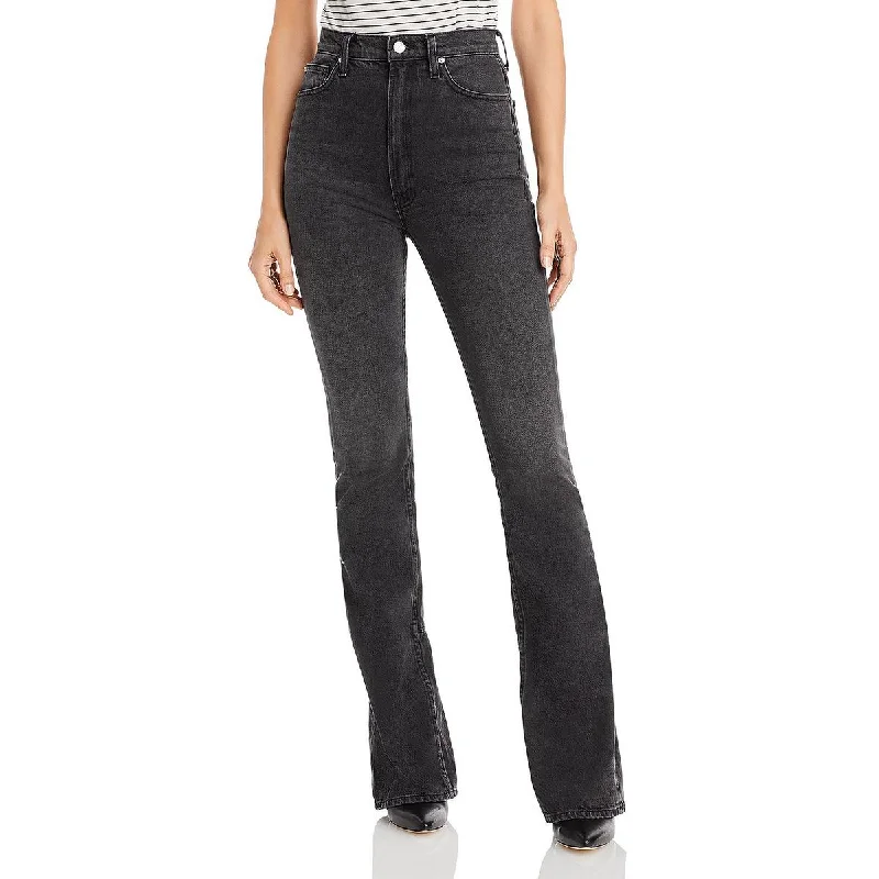 Mother Womens Wedge Denim Casual Bootcut Jeans Elegant Skinny Leg Jeans