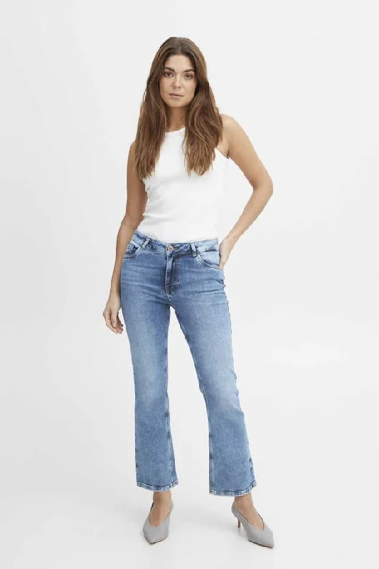 PULZ Ria Jeans Chic Cropped Jeans