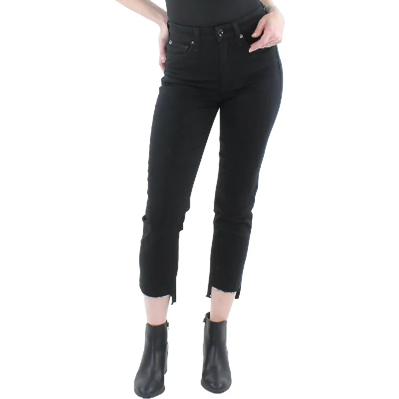 Rag & Bone Womens Nina High Rise Ankle Cigarette Jeans Fashionable Cropped Denim Jeans Rag & Bone Womens Nina High Rise Ankle Cigarette Jeans Fashionable Cropped Denim Jeans