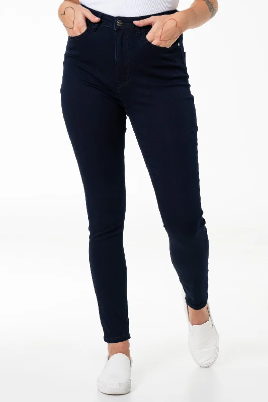 Rf09 Hi-Waisted Skinny Jeans _ 140835 _ Dark Wash Comfortable Full-Length Denim Jeans Rf09 Hi-Waisted Skinny Jeans _ 140835 _ Dark Wash Comfortable Full-Length Denim Jeans