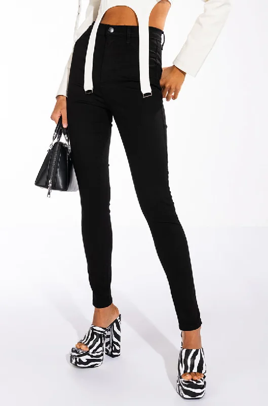 SEXY STRETCH HIGH RISE SKINNY DENIM JEANS Trendy Low-Rise Slim Jeans