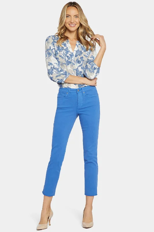 Sheri Slim Ankle Jeans - Swing Blue Chic Cropped Jeans