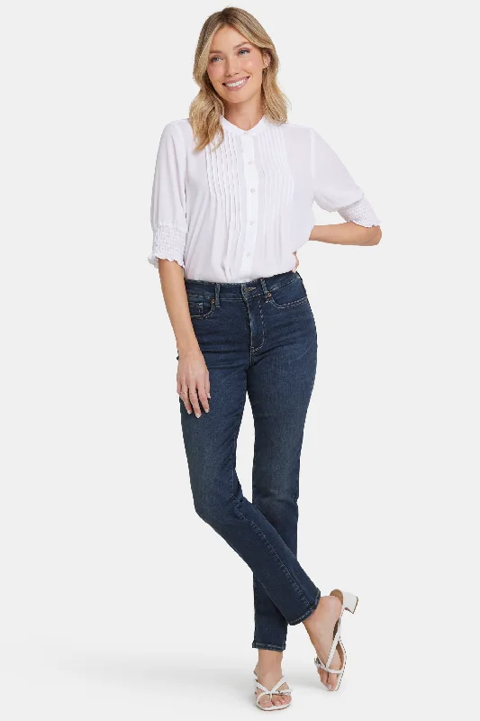 Sheri Slim Jeans - Presley Casual Wide-Legged Denim Jeans