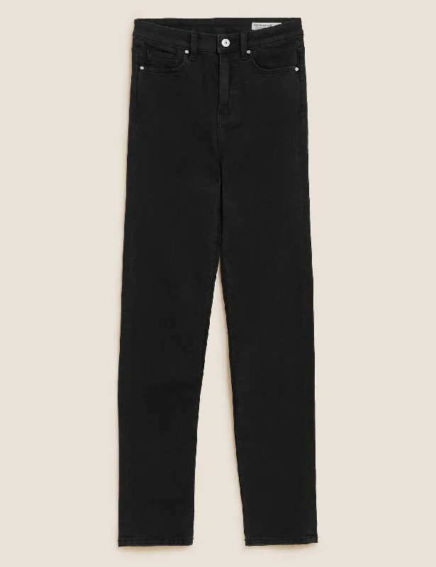 Sienna Supersoft Straight Leg Jeans Trendy Acid Wash Skinny Jeans