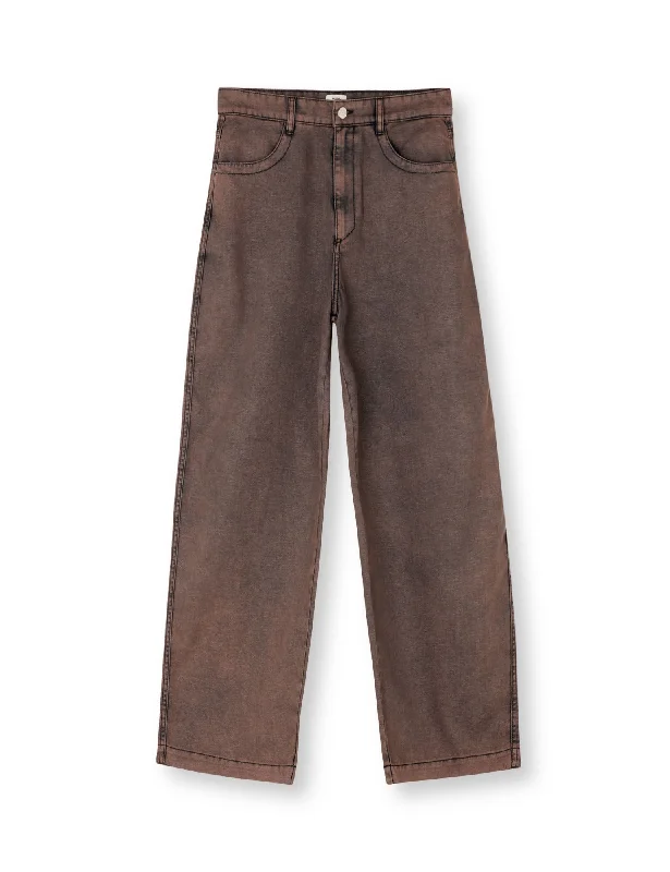 Soft Denim Dear Jeans, Brown Comfortable Zip-Up Skinny Jeans