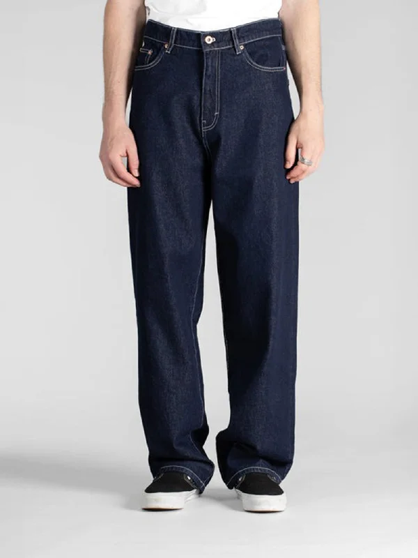 Wide 5 Jeans Stylish Acid-Wash Jeans